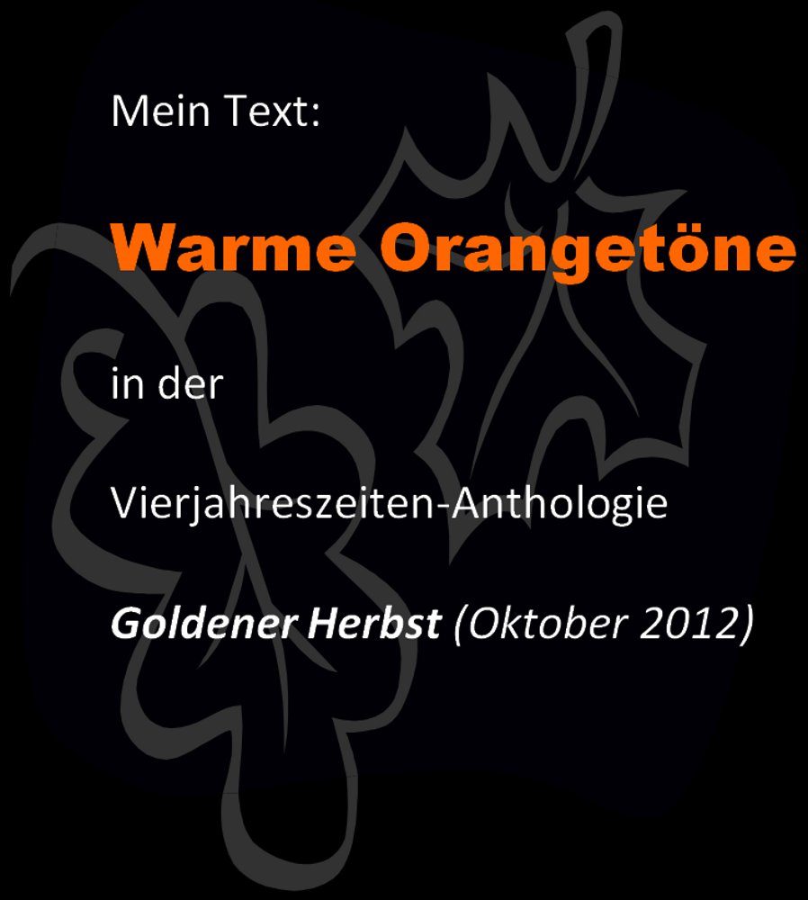 Goldener Herbst Text